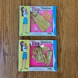 Metallic Gold Doll Outfit Set